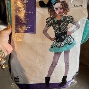 Plaid Doll Costume with Accessories